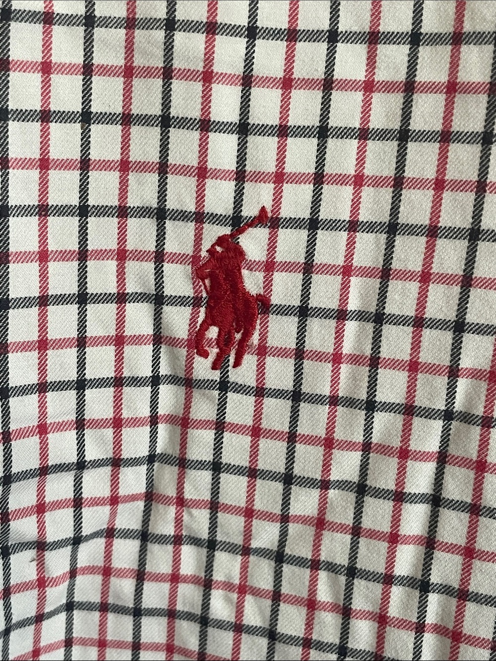 Polo by Ralph Lauren White and Red Check Button-Down Shirt - Picture 3 of 5